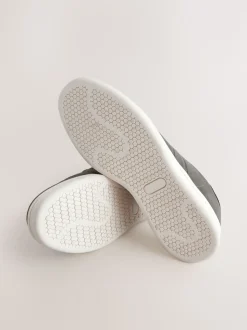 Gris - Baskets en suédine