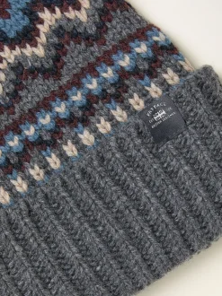 Gris - Bonnet FatFace Fairisle