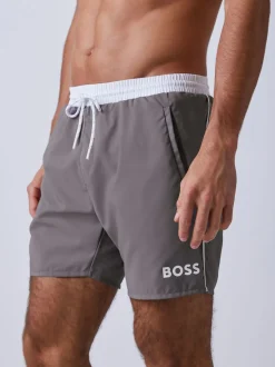 Gris - BOSS Starfish Quick Dry Shorts de bain