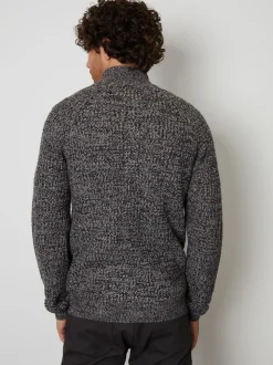 Gris - Cardigan Threadbare zippé