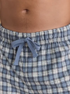 Gris à carreaux Grindle - Bas de pyjama Motionflex douillet à poignets