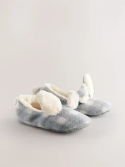 Gris À carreaux Lapin - Chaussons de ballet