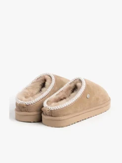 Gris - Chaussons Just Sheepskin Ladies Erin en peau de mouton