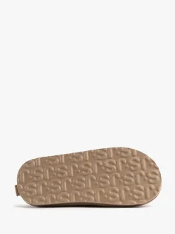 Gris - Chaussons Just Sheepskin Ladies Erin en peau de mouton