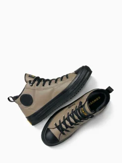 Gris - Converse Baskets mi-hautes Chuck Taylor All Star Malden Street