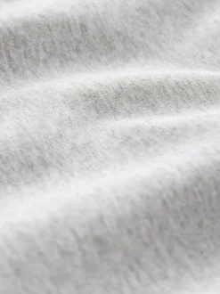 Gris - Coupe ample - Pantalon de Joggings en coupe ajustée à dos brosse