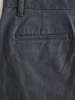 Gris - Coupe ample - Pantalon chino stretch