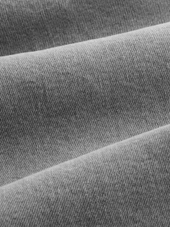 Gris - Coupe ballon - délavé vintage Denim Jeans