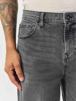 Gris - Coupe ballon - Jean stretch classique