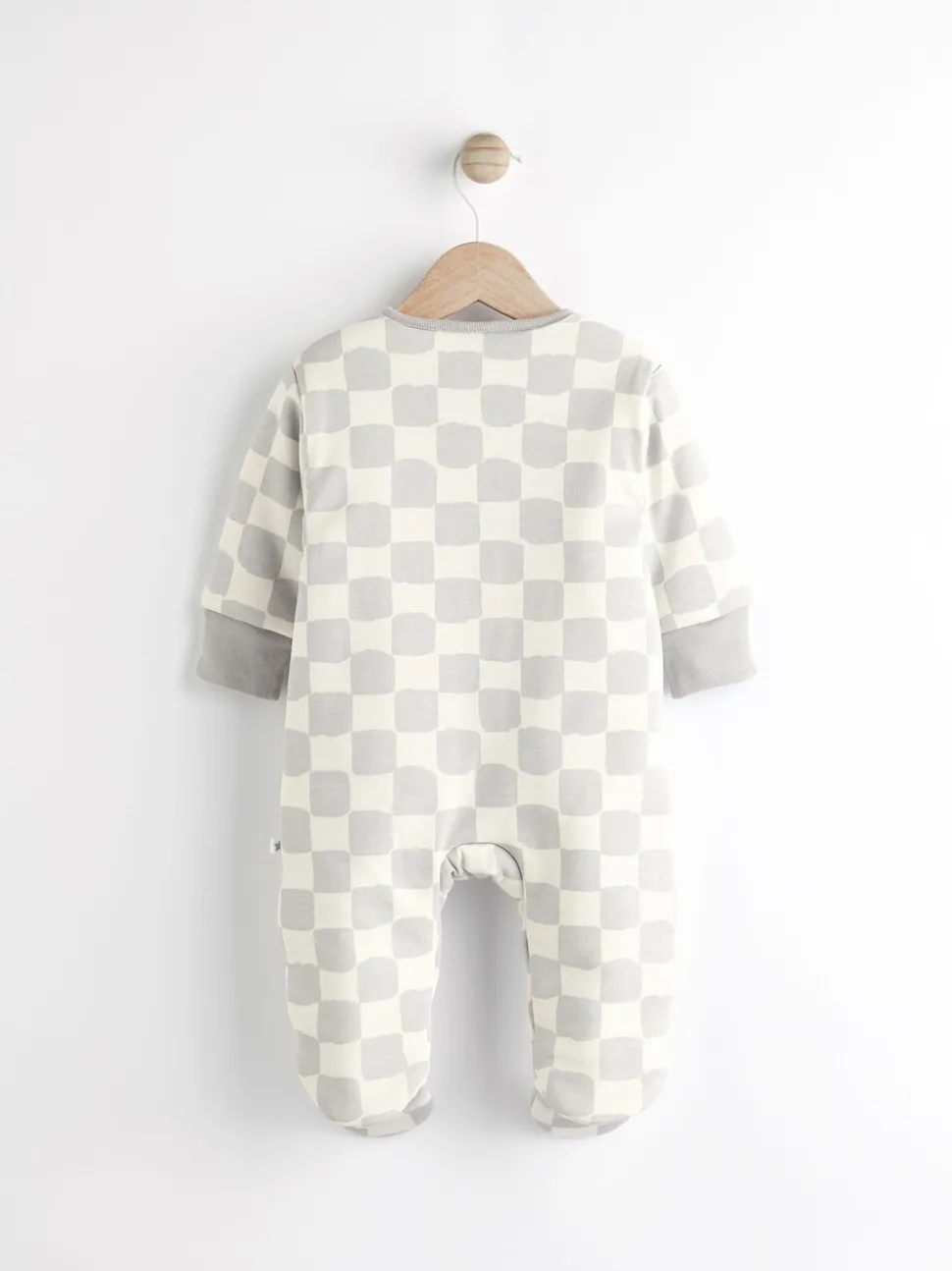 Gris à damier - 2.5 TOG Combinaison de nuit matelassée Bébé