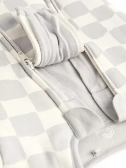 Gris à damier - 2.5 TOG Combinaison de nuit matelassée Bébé