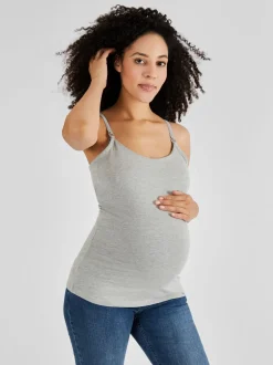 Gris - Débardeur de maternité et d’allaitement JoJo Maman Bébé