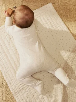 Gris - Dors-bien bébé 100% coton zippés en deux sens 3 Lot (0-2ans)