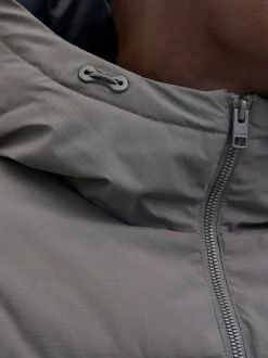 Gris - Doudoune Jack & Jones à capuche