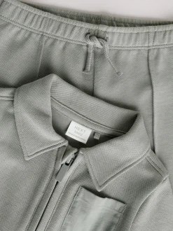 Gris - Ensemble polo et legging bébé (0mois-2ans)