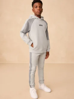 Gris - Ensemble sweat et jogging (3-16ans)