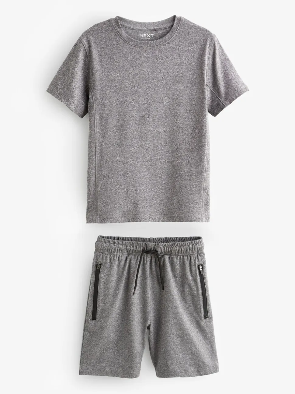 Gris - Ensemble t-shirt et short de sport (3-16 ans)
