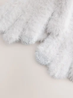 Gris - Gants moelleux (3-16 ans)