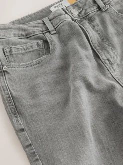 Gris - Jean bootcut authentique Milieu
