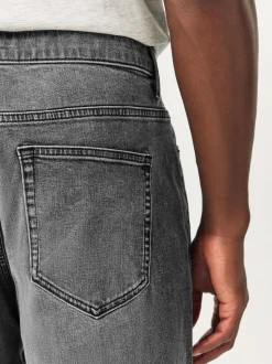 Gris - Jean classique extensible à coupe décontractée