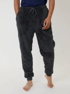 Gris - Joggers Loungeable en sherpa