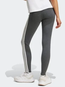 Gris - Leggings adidas Essentials en coton à 3 bandes