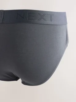 Gris - Lot de 5 - Slips riches en coton