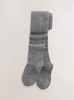 Gris - Lot de 3 collants School riches en coton