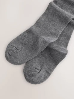 Gris - Lot de 3 collants School riches en coton