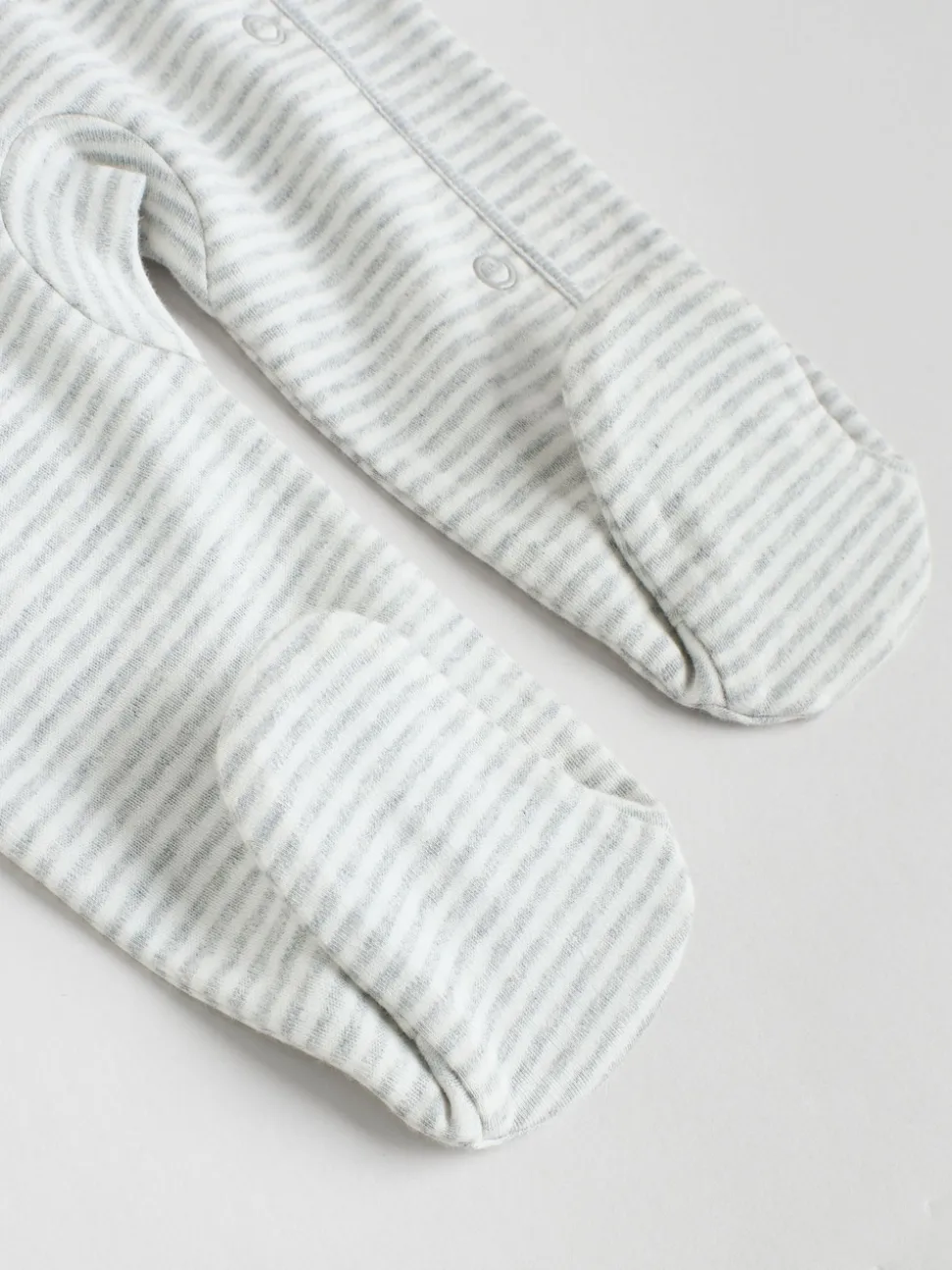 Gris - Lot de 3 dors-bien à boutons-pression bébé