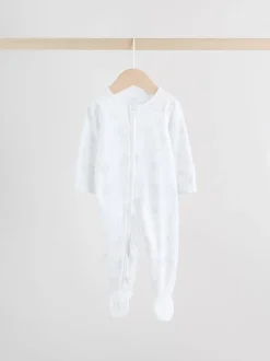 Gris - Lot de 3 dors-bien bébé zippés (0-2ans)