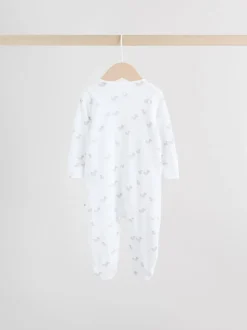 Gris - Lot de 3 dors-bien bébé zippés (0-2ans)