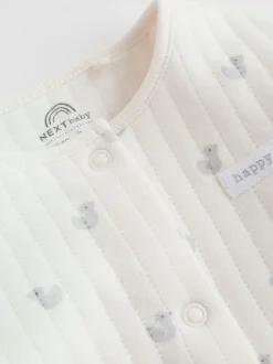 Gris - Lot de 2 dors-bien matelassés bébé