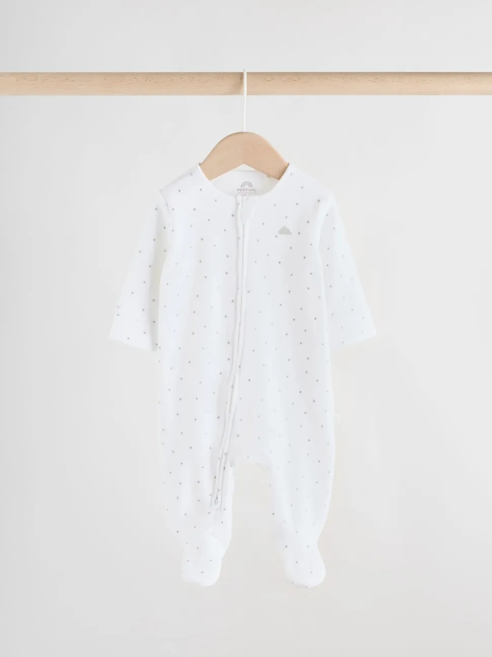 Gris - Lot de 2 dors-bien zippés en velours pour bébé (0-2ans)