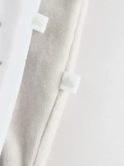 Gris - Lot de 2 dors-bien zippés en velours pour bébé (0-2ans)