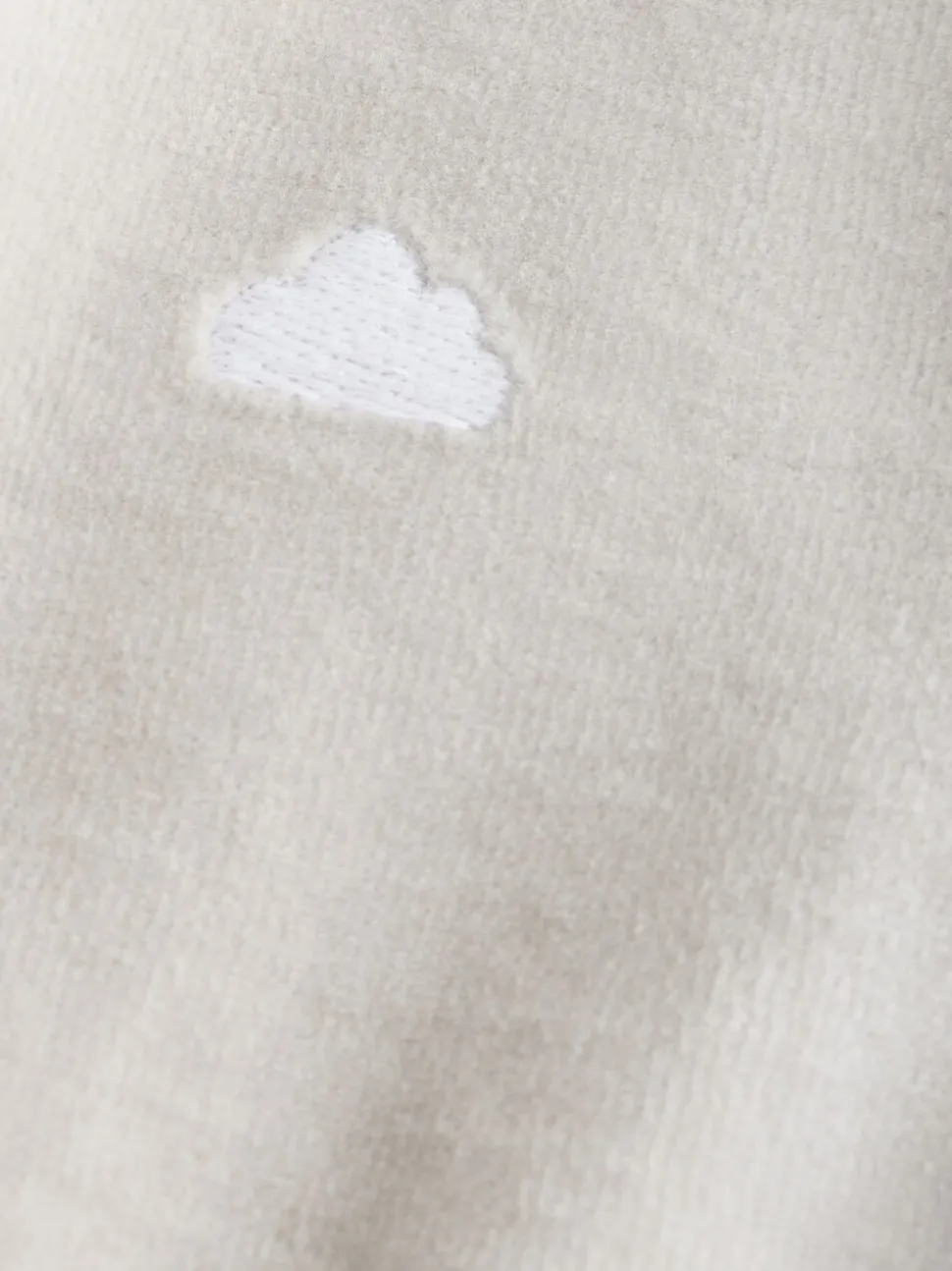 Gris - Lot de 2 dors-bien zippés en velours pour bébé (0-2ans)