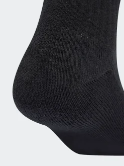 Gris - Lot de 6 paires de chaussettes Adidas Linear Crew rembourrées
