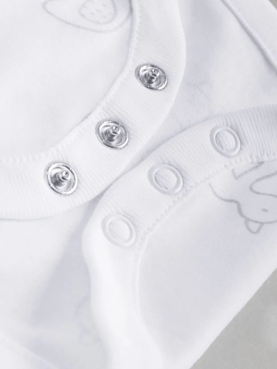 Gris - Lot de bodys à manches courtes pour bébé 5