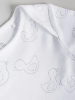 Gris - Lot de bodys à manches courtes pour bébé 5