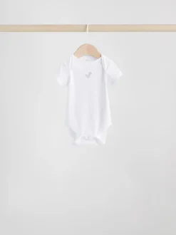 Gris - Lot de bodys à manches courtes pour bébé 5