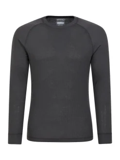 Gris - Mountain Warehouse Haut thermique Talus homme à col rond
