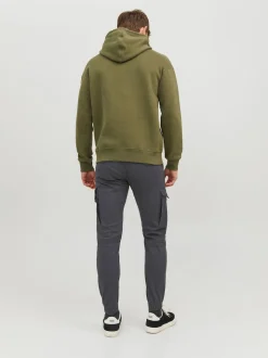 Gris - Pantalon cargo JACK & JONES