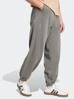 Gris - Pantalon de jogging adidas ample All Szn French terry délavé