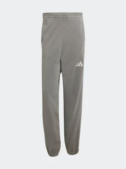 Gris - Pantalon de jogging adidas ample All Szn French terry délavé