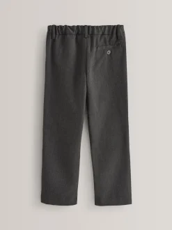 Gris - Pantalon droit formel pour l'école (3-17ans)