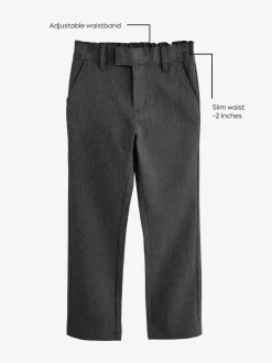 Gris - Pantalon habillé à l’école (3-17ans)
