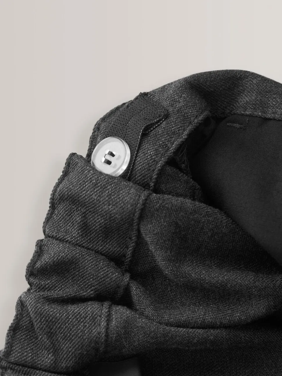 Gris - Pantalon scolaire à plis (3-17ans)