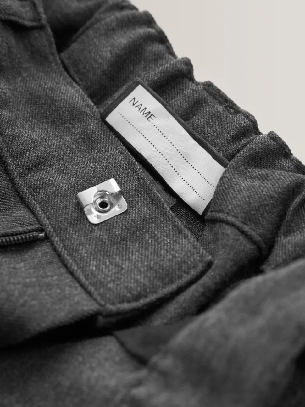 Gris - Pantalon scolaire à plis (3-17ans)