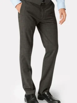 Gris - Pantalon slim Brook Taverner Cassino