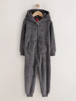 Gris - Polaire All-In-One (3-16ans)